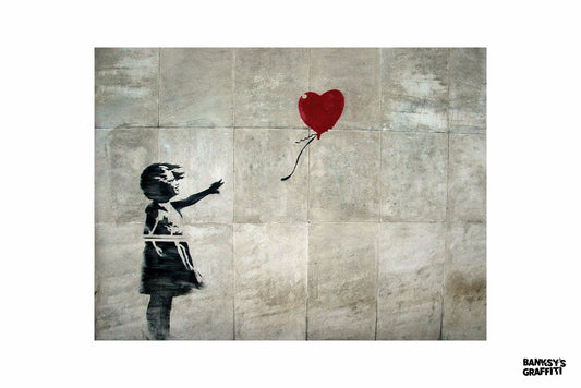 Balloon Girl - Banksy Graffiti Art