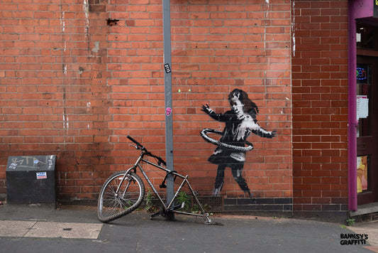 Hula Hoop Tyre - Banksy Graffiti Art